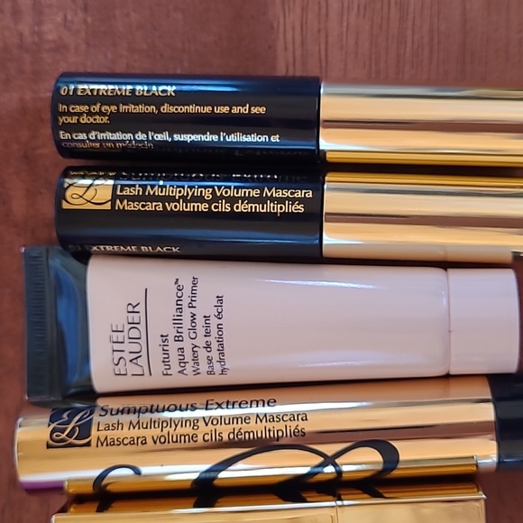 NEW Estee Lauder Pink Cosmetic Bag + Extreme Mascara & Pure Color Envy Lipstick - Picture 7 of 7